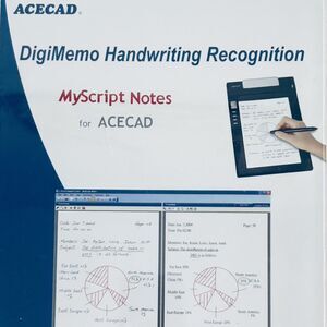 NEW ACECAD DigiMemo Handwriting Recognition MyScript Notes for ACECAD Sealed